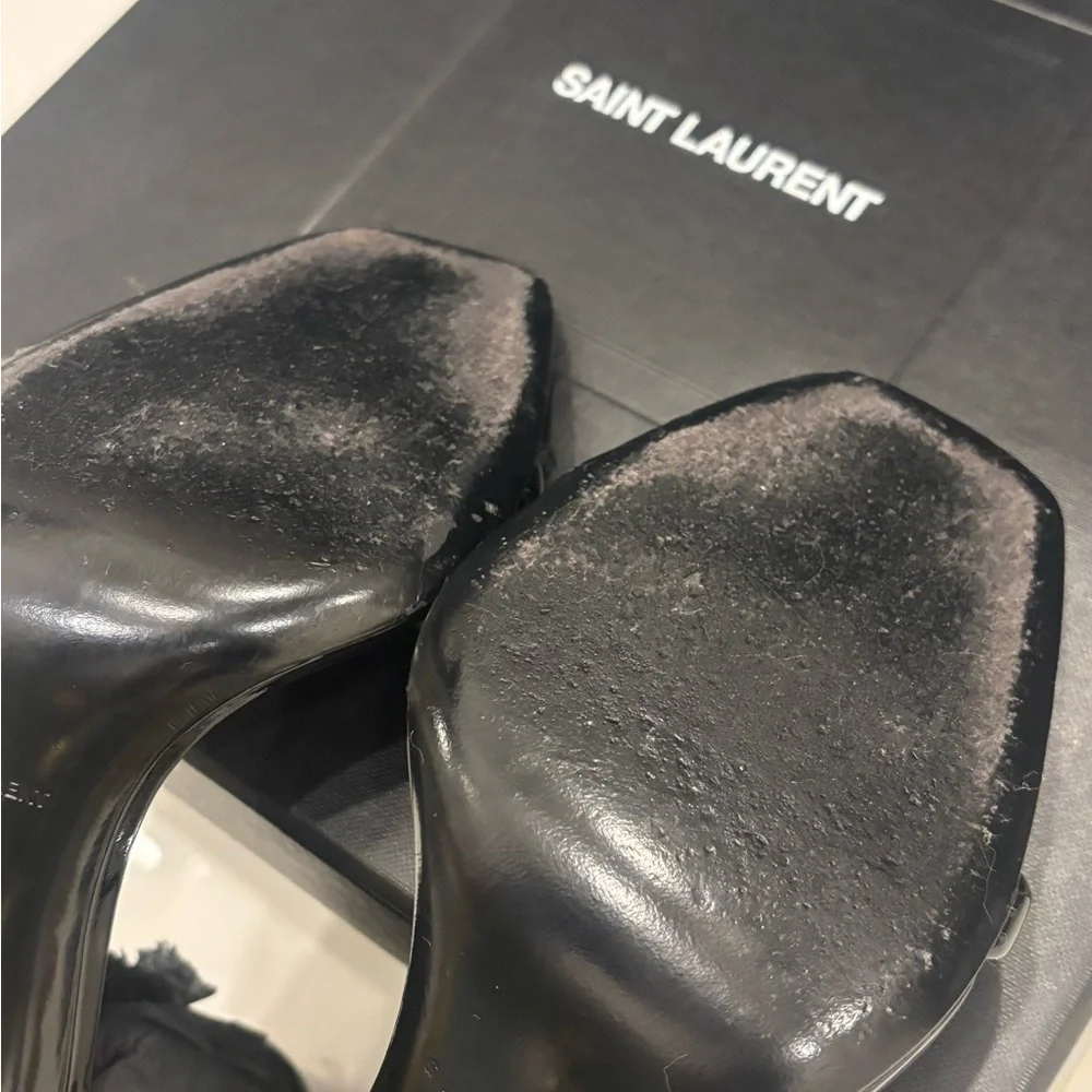 YSL Black Opyum Heels - Picture 10 of 16
